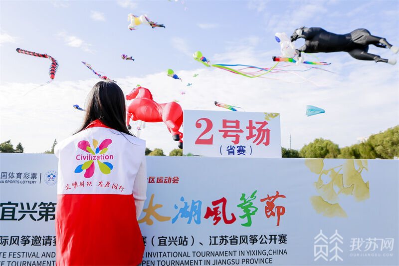 节庆民俗 · 2023年国际风筝邀请赛开赛 全 宜兴实景照片