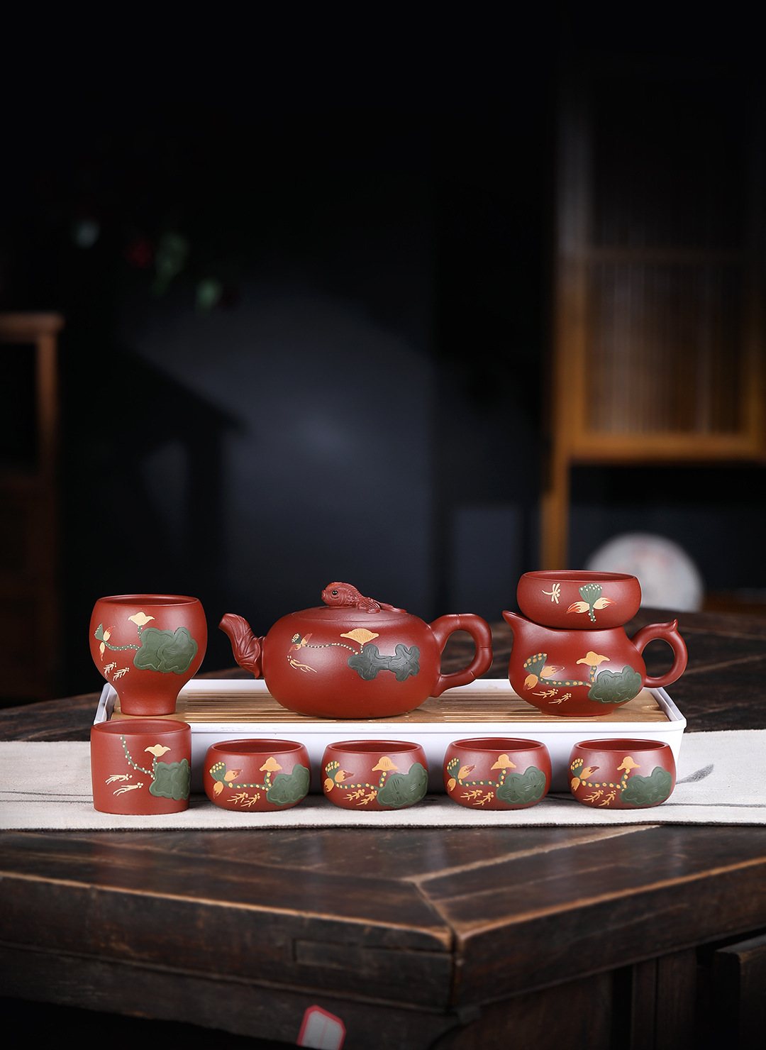 宜兴紫砂壶 · 宜兴紫砂壶套装茶具套壶纯全手工大 宜兴实景照片
